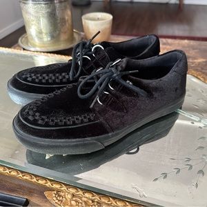 TUK Black Velvet Creepers 8